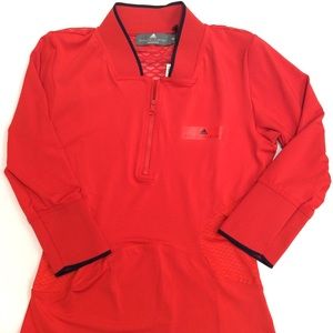 Adidas by Stella McCartney 3/4 Sleeve Zip Tee